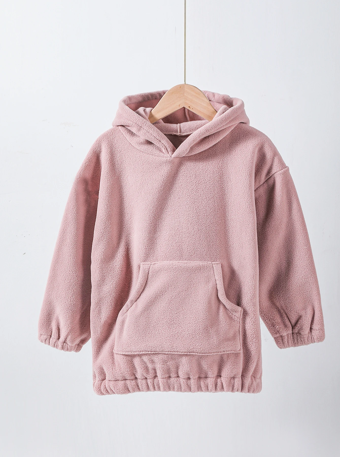 Custom Tag Plain Polyester Autumn Winter Baby Infant Boys Girls Clothes Long Sleeve Hooded Toddler Sweatshirt