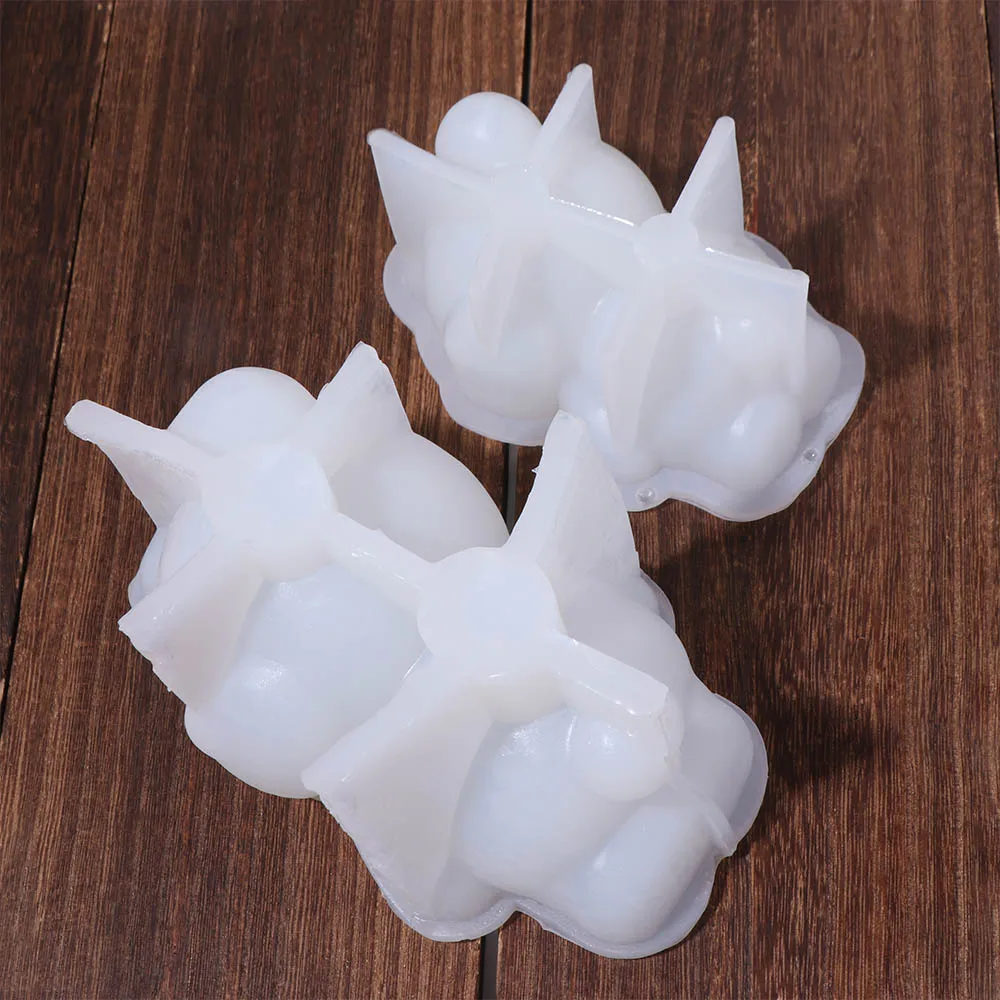 Kitchen Supplies Cake Mold Sleeping Bear Mold Mousse Food Grade Pudding Mold Silicone Baking Tool Candle Mould DIY