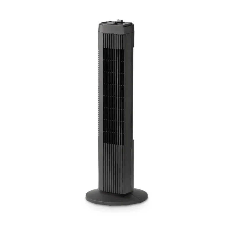 

28" Tall, 3-Speed Oscillating Tower Fan,New, Black