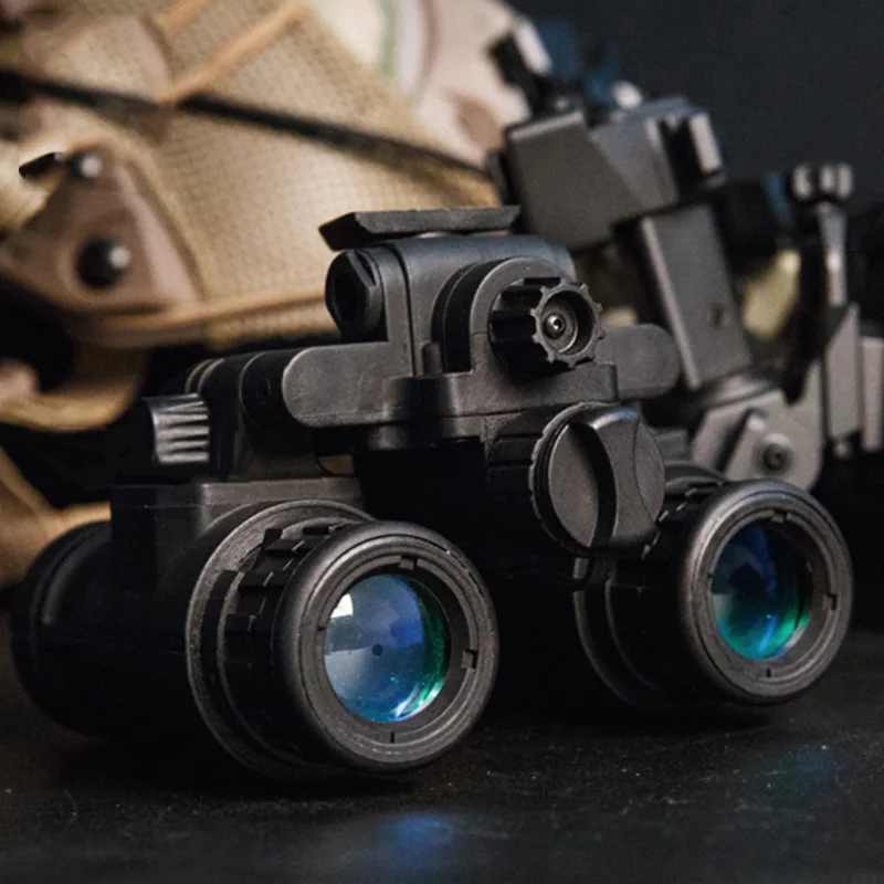 FMA TB1284- A/B Modello tattico Airsoft fittizio NVG AN-PVS31 con luce luminosa, non funzionale