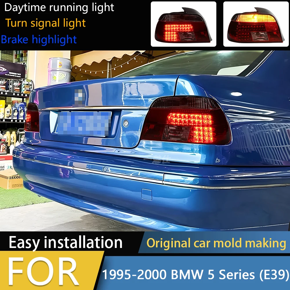 

Car Tail Lamp Rear Lamp Modified LED Tail Light Turn Signal Lamp Brake Light For BMW 5 Series E39 1995-2000