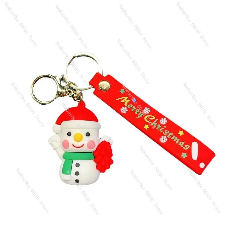 Classic Santa keychain Cross-border pendant, bag accessories, car chain, small goods, couple small gifts