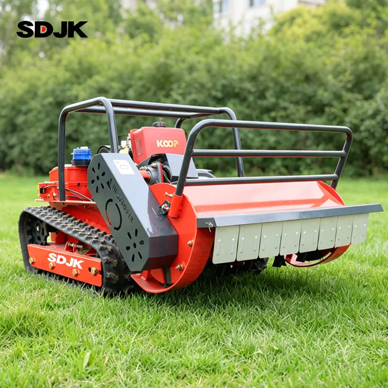 Fast Delivery Lawn Mower Remote Controlled Working Width 80-120cm Lawn Mower Customized Tracked All-Terrain