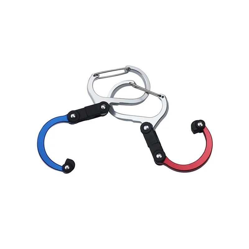 Fivela De Montanhismo De Liga De Alumínio Gadget De Acampamento Mochila De Viagem De Caminhadas Gadget De Escalada, Carabiner Clips, Acessórios De Pesca Ao Ar Livre