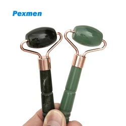 Pexmen Anti-Aging Rollers and Gua-Sha Facial Tool Face & Body Massager for Your Skincare Routine Lifting for Lymphatic Drainage