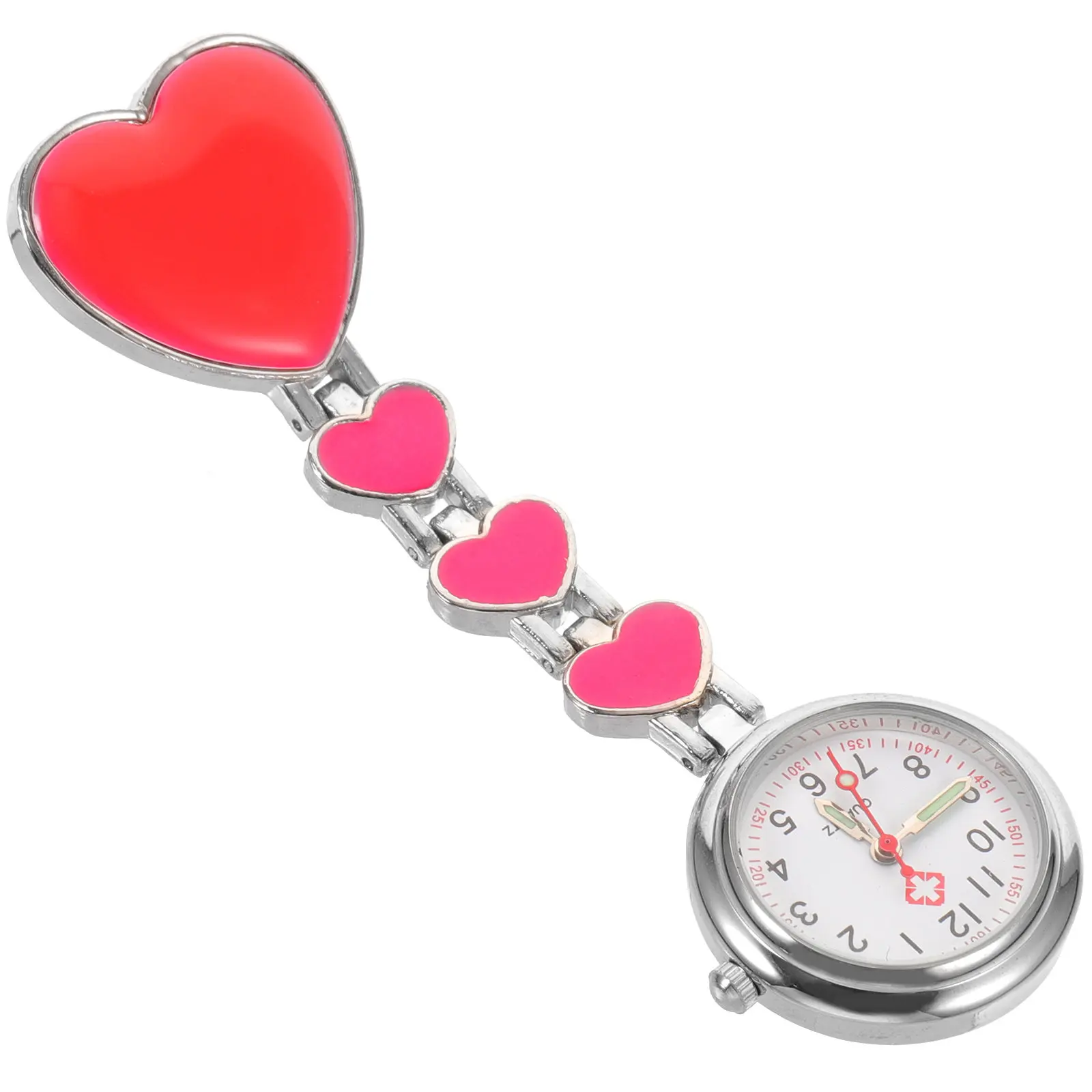 

1Pcs Elegant Minimalist Chest Watch for Men Women Small Lightweight Hanging Pocket Watch with Luminous Hands Doctor Nurse