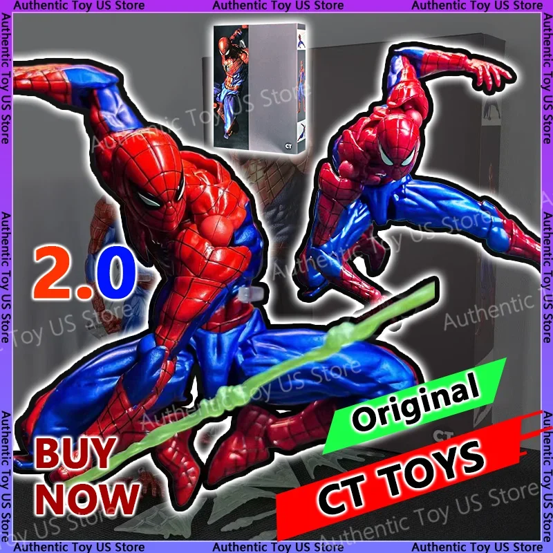 Autentici giocattoli Ct Spiderman 2.0 Incredibile agente Yamaguchi Venom Mafex Anime Action Figure Regali personalizzati Giocattoli