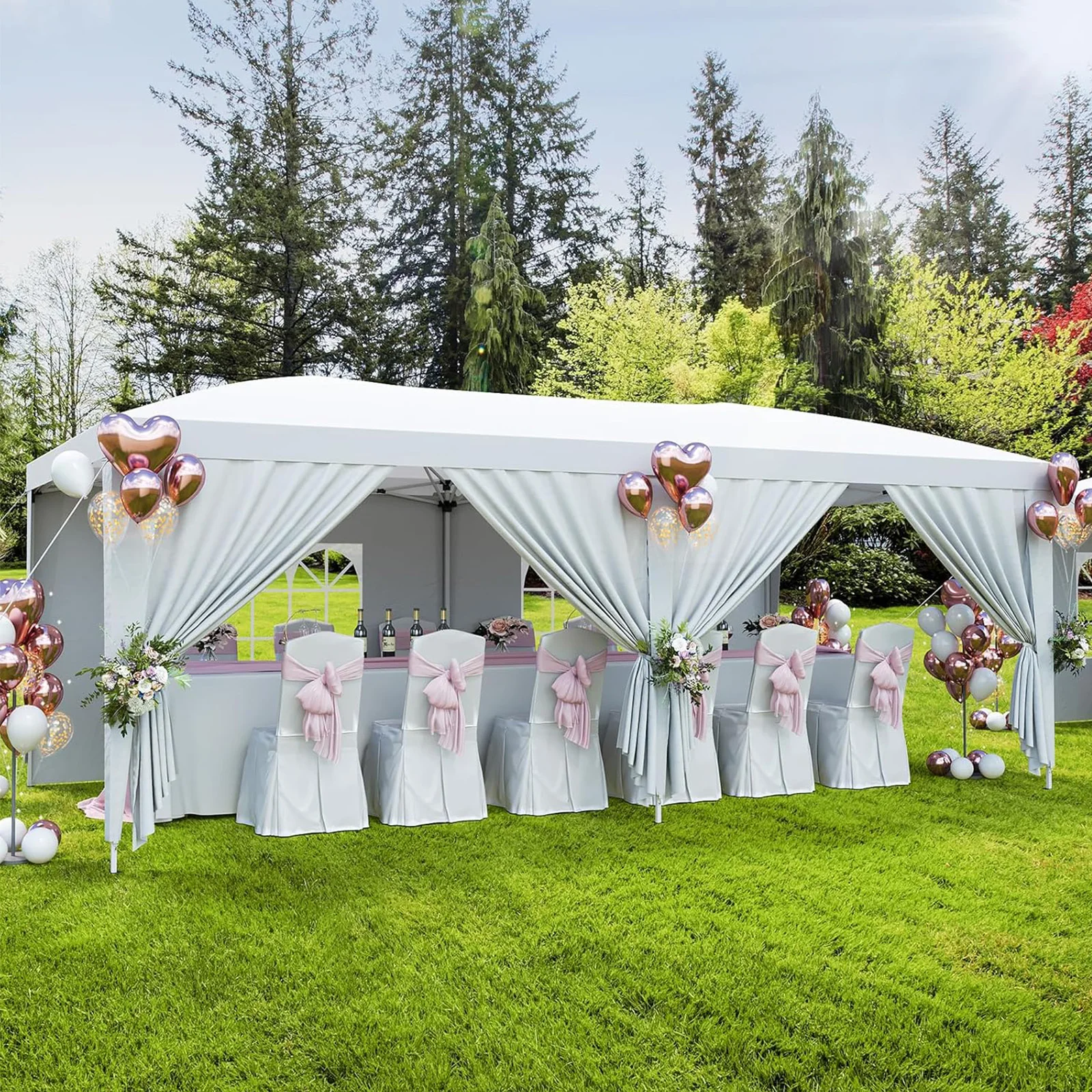 10x20 Pop-up partytent met 6 a - Party Games Indoor recensie en prijs
