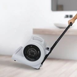 Hotel cleaning supplies wet floor dryer carpet fan portable powerful air blower with telescopic handle and wheels