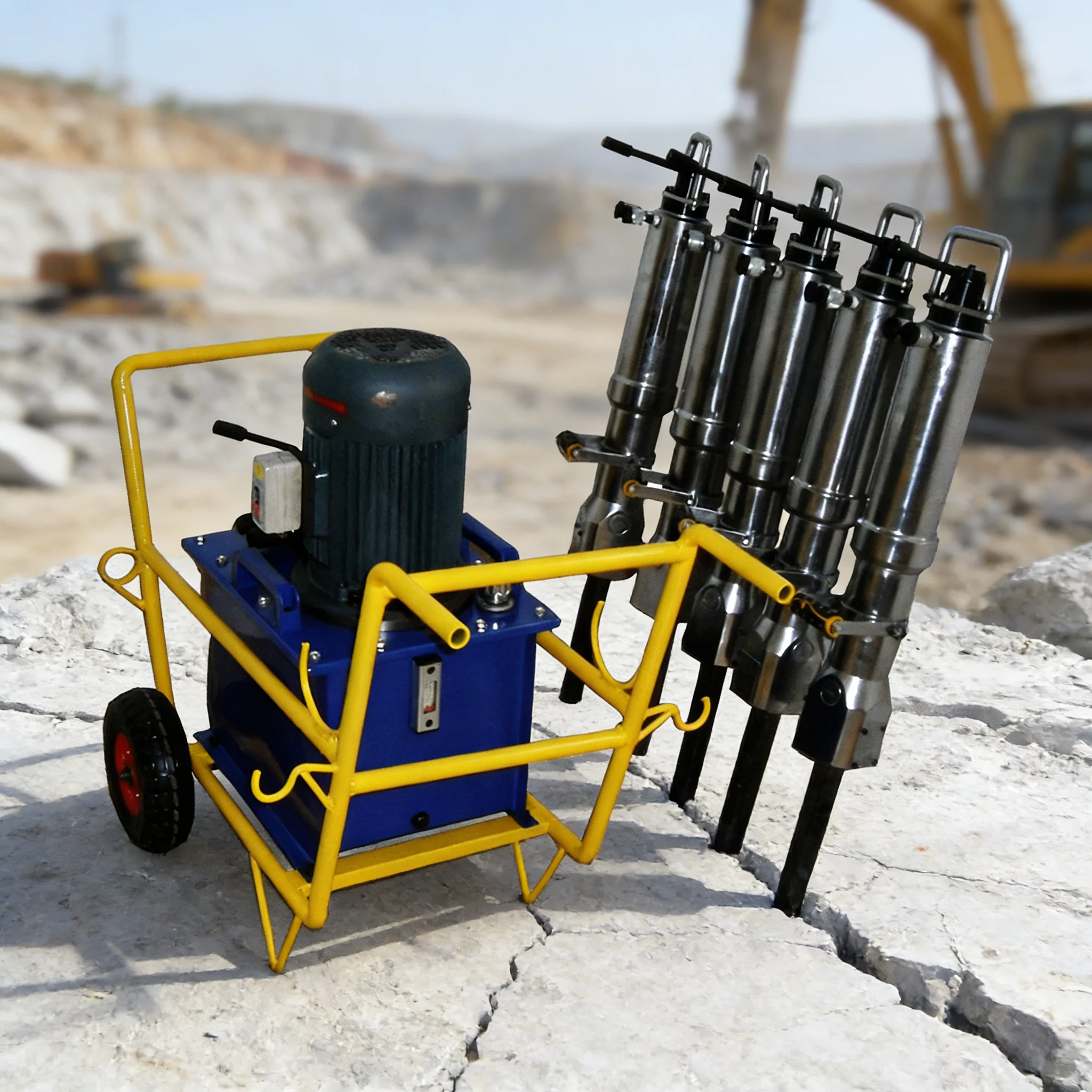 

Гидравлический камнекол C12 для раскалывания камней, цена, клин для раскалывания камня