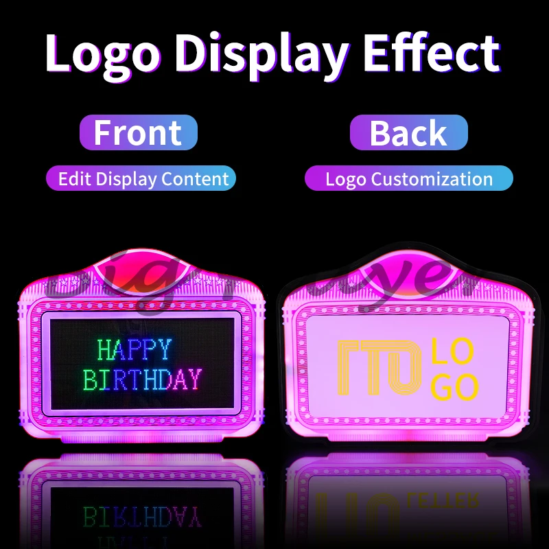 Digital LED Scrolling Logo Service Presenter Light Emitting Diode Display Board Presenter
