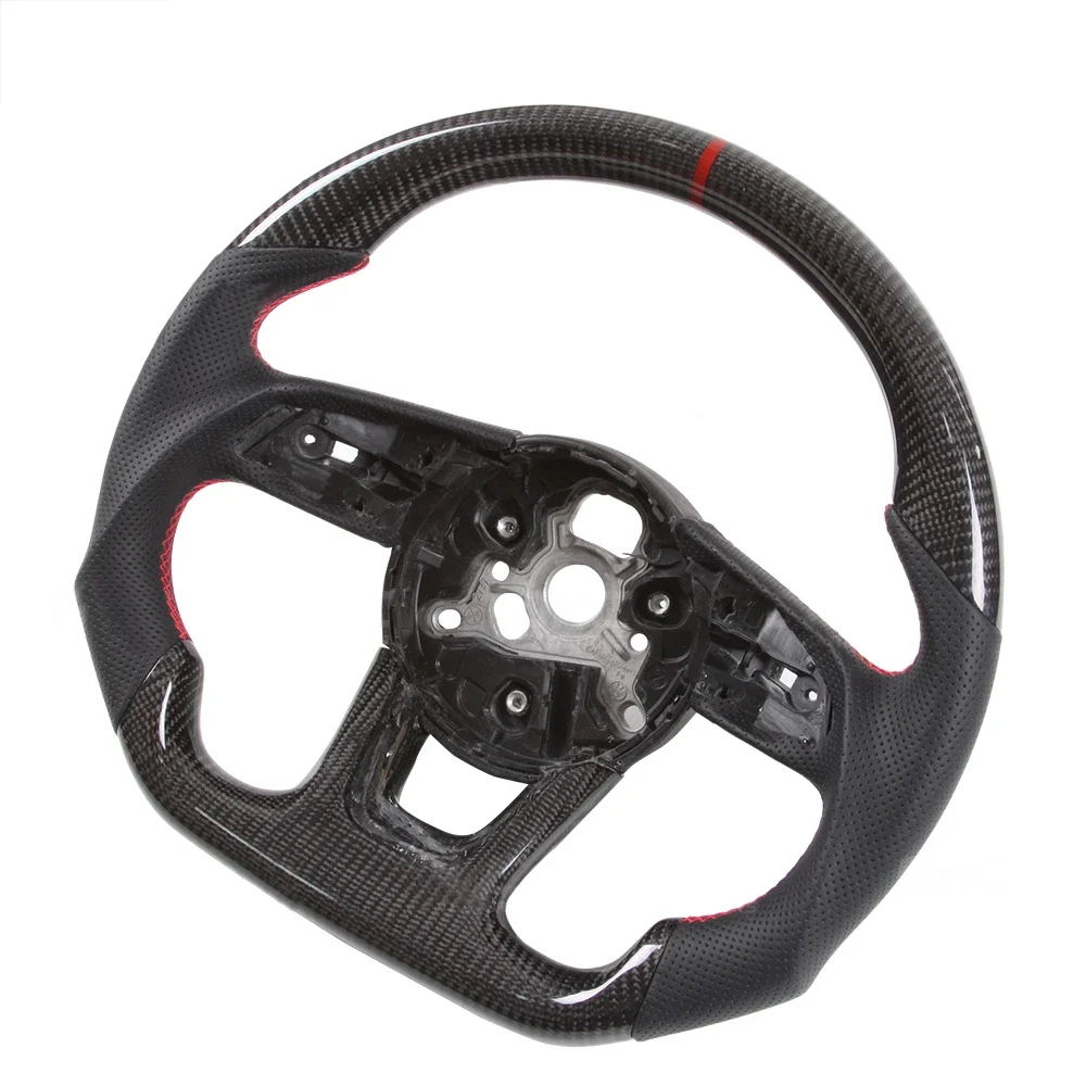 LED Smart Carbon Fiber Steering Wheel Compatible with Audis  RS3 RS4 RS5 RS6 RS7 S3 S4 S5 Carbon Fiber Steering Wheel