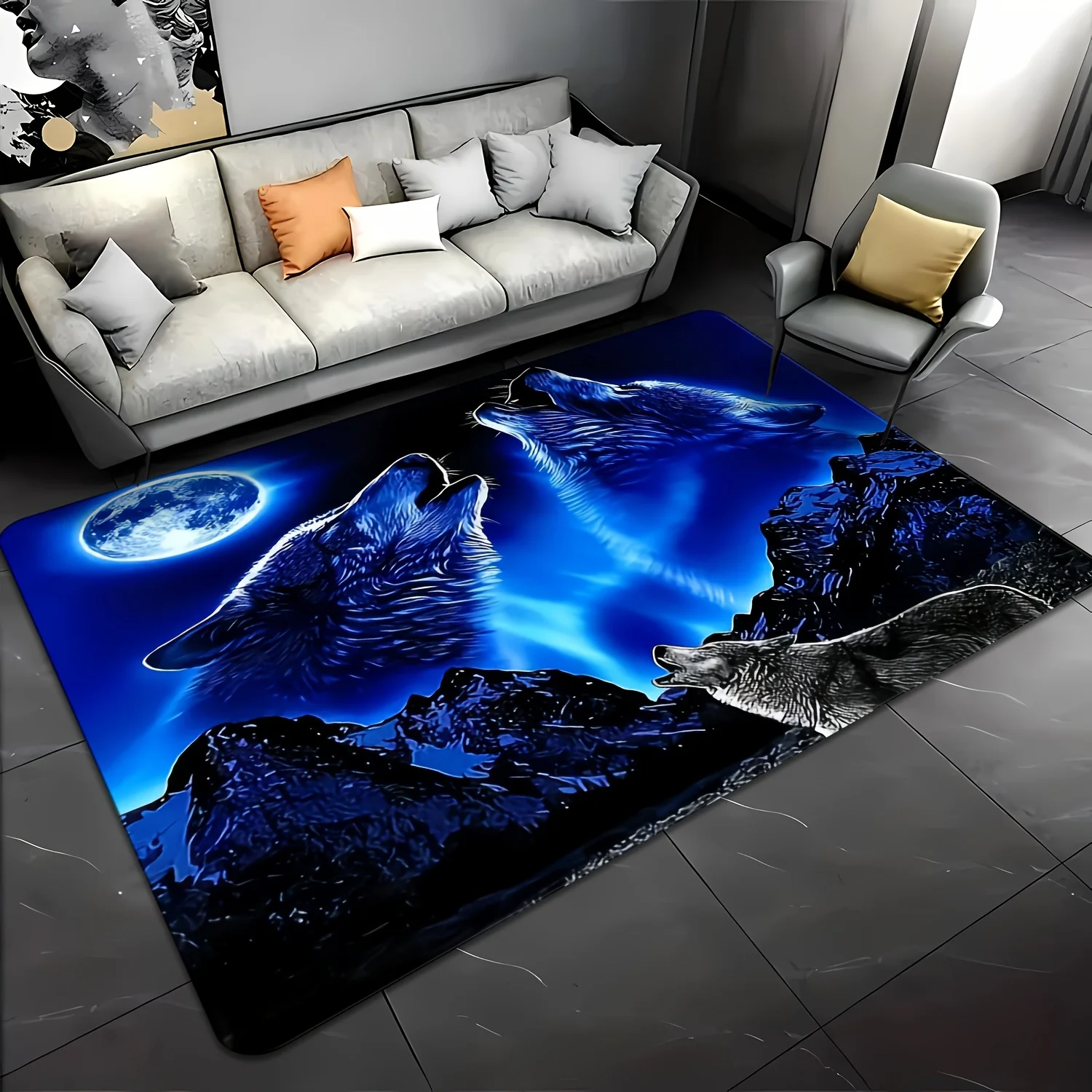 

France Memory Foam Rug, Non Slip Washable, Luxury Indoor Outdoor Mat, Comfortable Bed Living Decor