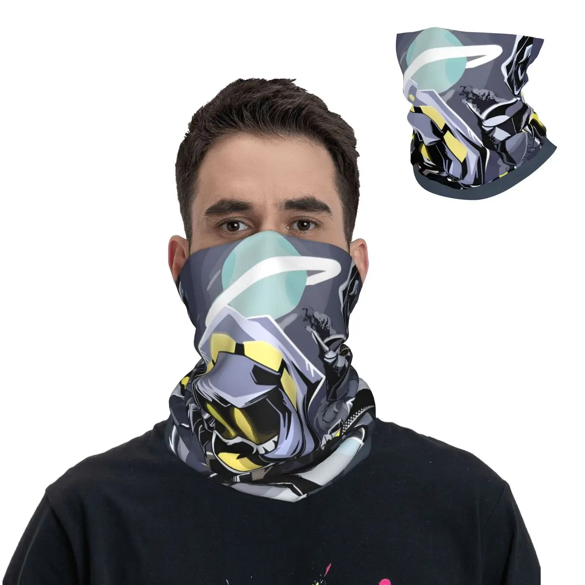 Cartoon Bandana Neck Cover Motorcycle Club Murder Drones Face Mask Multi-use Balaclava Cycling Unisex Adult Breathable