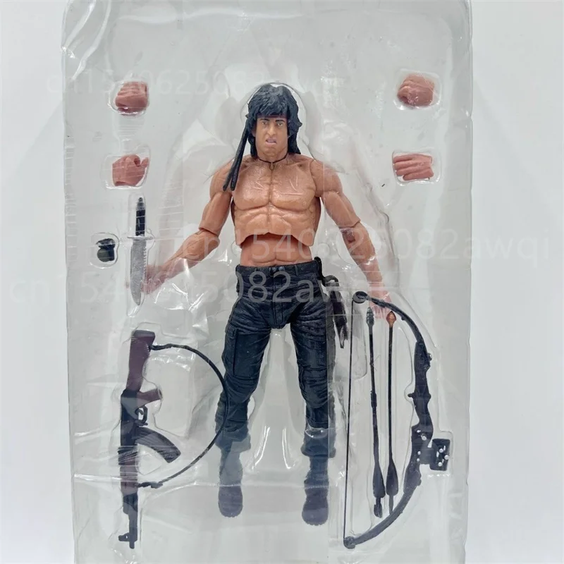 NECA Figur First Blood John J Rambon Drake Ultimate Edition PVC Action Figure Sammlung Modell Spielzeug 17 cm Geburtstag Weihnachten Geschenk – Detail 17