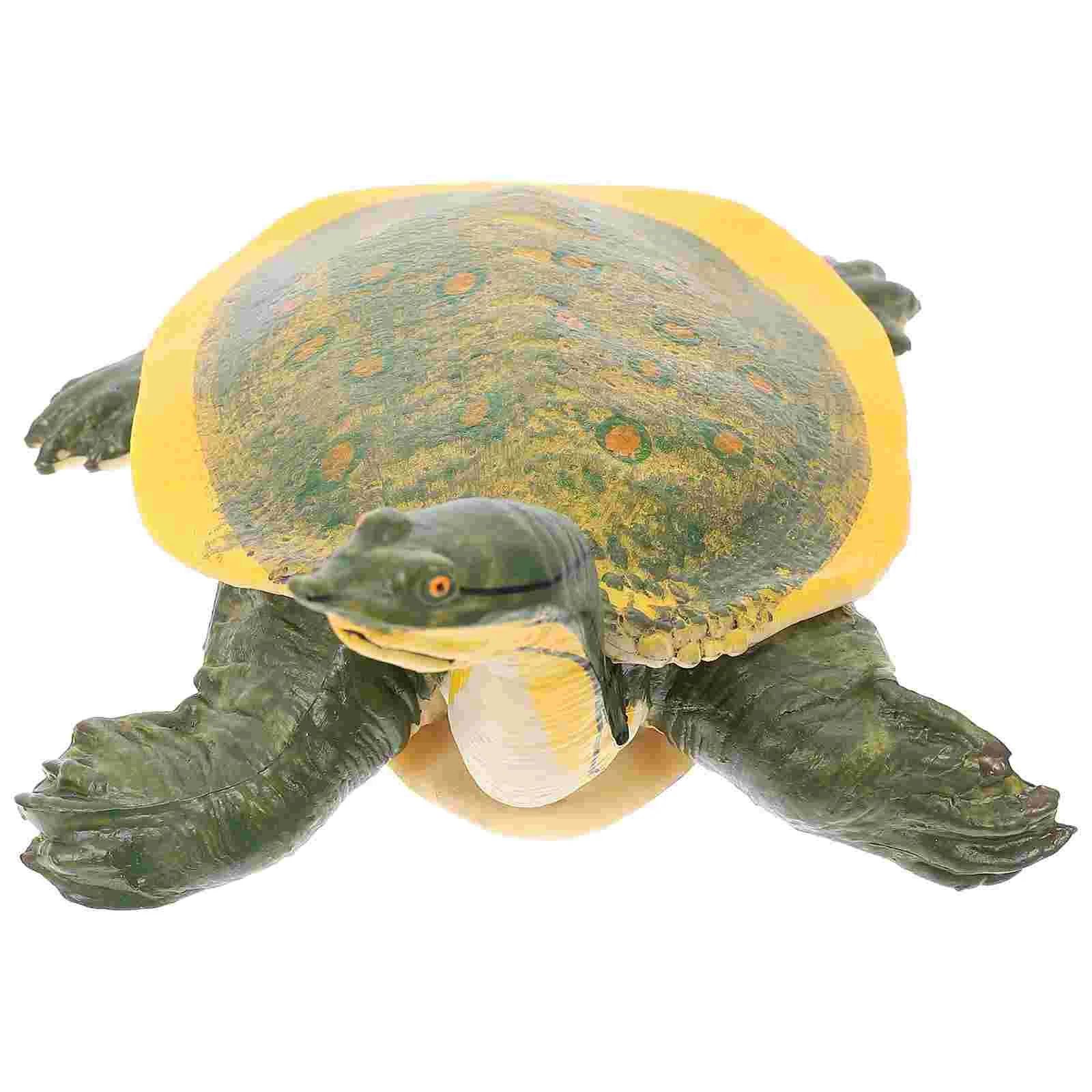 Turtle Model Toys Childrens Kids Gift Ocean Aquarium Amphibious Animals Decor Plastic Marine Imitated Sea