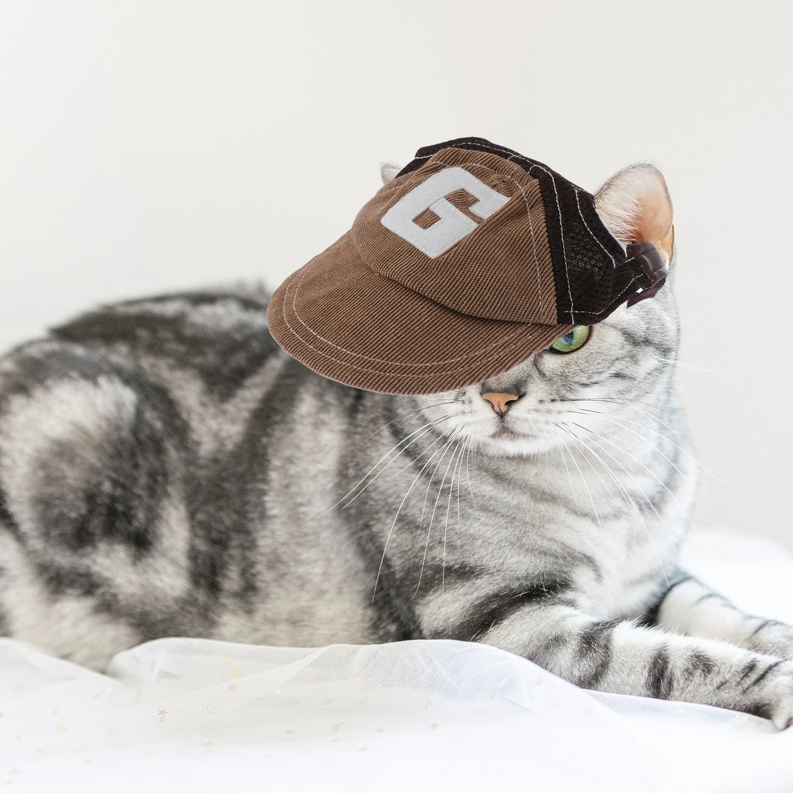 

Dog Sun Protection Hat Travel Pet Summer Adorable Visor Supplies Headwear Corduroy Sports Small Dogs Fashion Man
