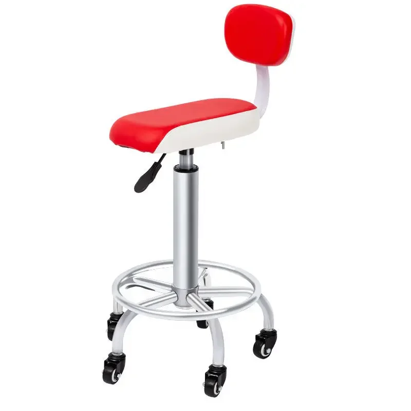 Kitchen Cooking Lifting Operating Chair Barber Shop Master Sliding Wheel Beauty Salon Chair Backrest Cadeiras Salon Furniture