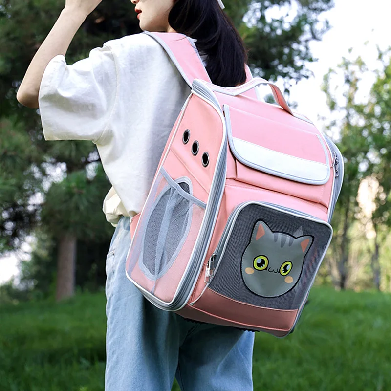 

Large Capacity Breathable Pet Carriers Bag, Go Out Portable Backpack, Pet Supplies, Wholesale Products Space