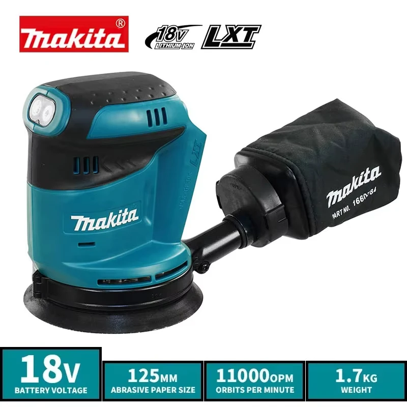 Makita DBO180Z 11000OPM Brushless Random Orbital Sander 3 Speed Cordless Polishing Grinding Disc Woodwork Sanding Machine