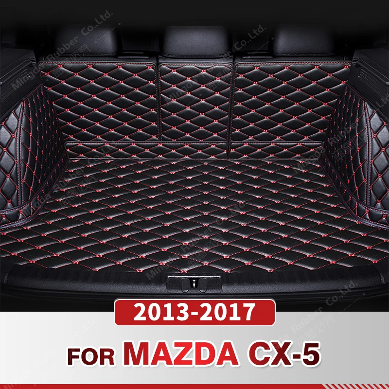 

Auto Full Coverage Trunk Mat For Mazda CX-5 2013-2017 16 15 14 Car Boot Cover Pad Cargo Liner Interior Protector Accessories