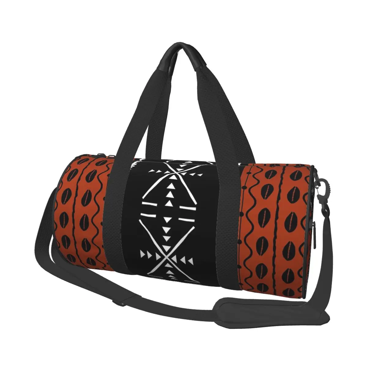 

African Bogolan Africa Ethnic Tribal Art Large Duffle Gym Bag Multi-Functional Duffle Travel Bags Handbags Fitness bag
