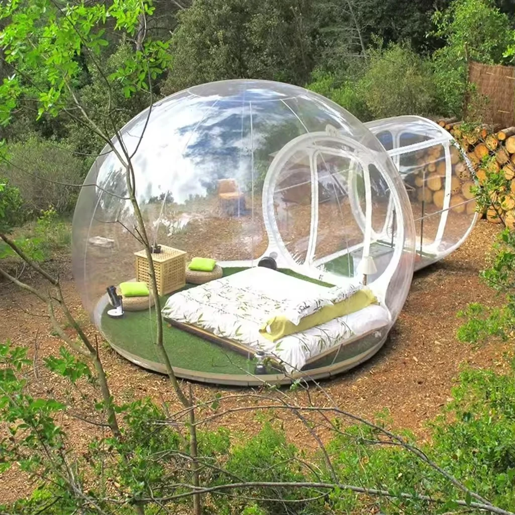 Tienda de campaña inflable para exteriores, carpa de burbuja transparente para pícnic, iglú, Hotel