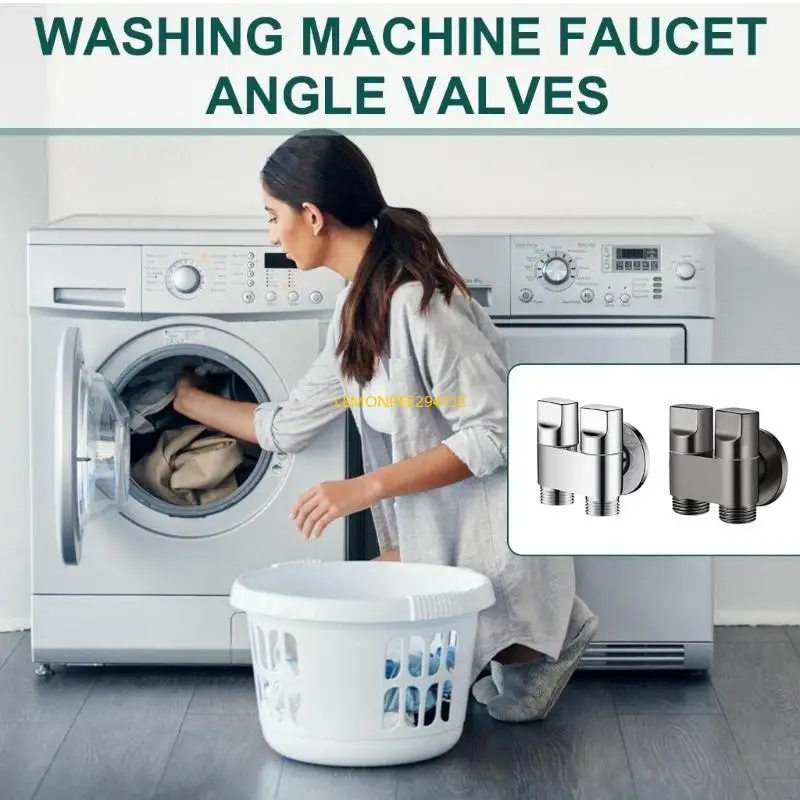 

63 га двойной розетки g1/2 стены на стенах, угловые клапаны, туалетные треугольники Металл для стиральной машины и использования