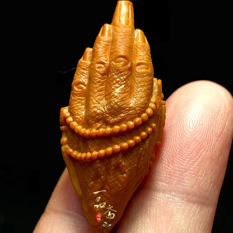 

One heart to Buddha olive nuclear single seed nuclear carving boutique bergamot pendant pendant carving hand piece