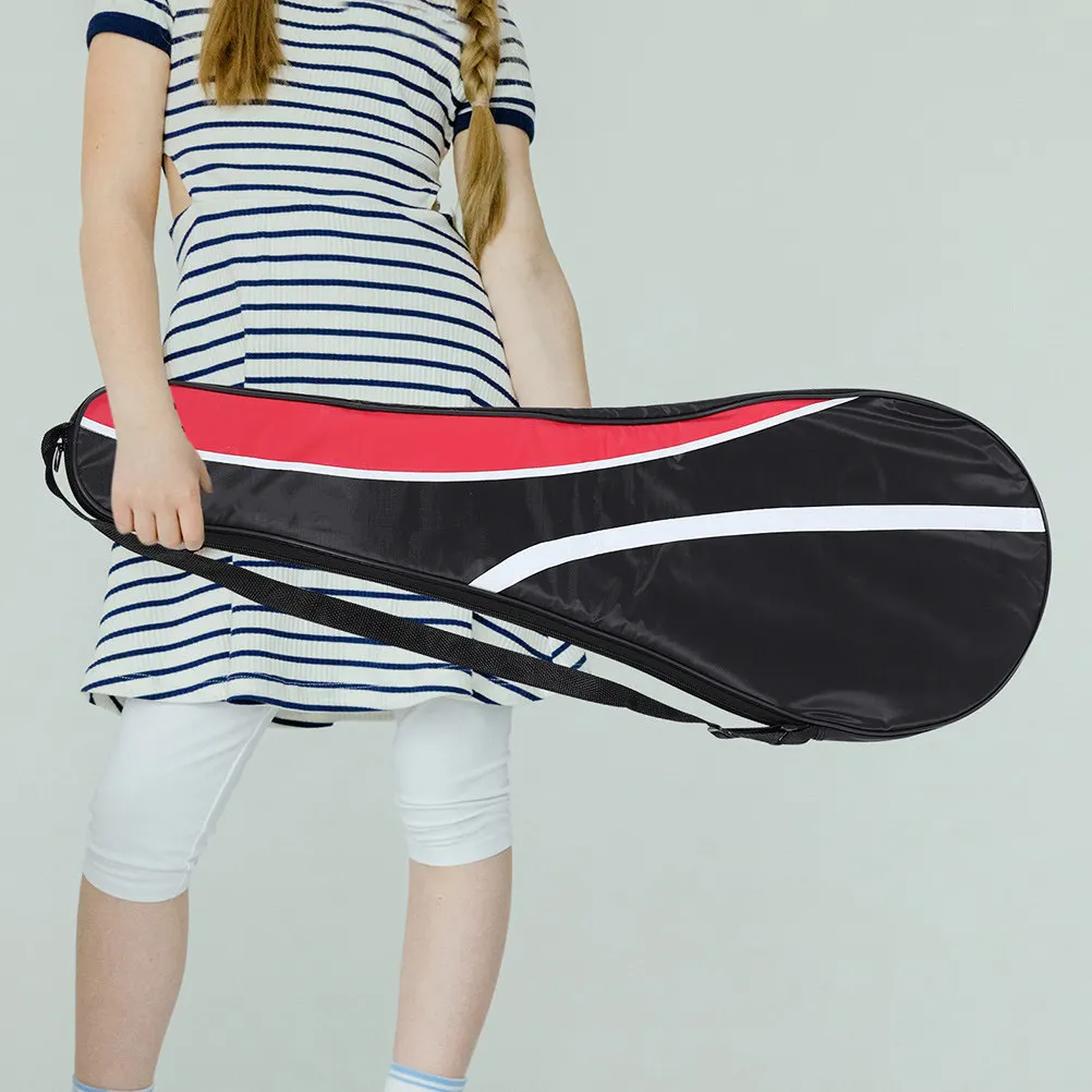 2Pcs Portable Badminton Racket Bag Oxford Cloth Material Multi-Function Pouch Organizer Daily Use Accessories Badminton Bag