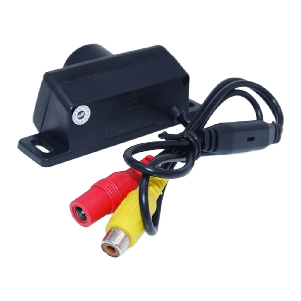 Rearview Camera for Vehicle License Plate 170 Degree Viewing Angle with 7 LED Lights 500TVL Resolution Waterproof ABS Body