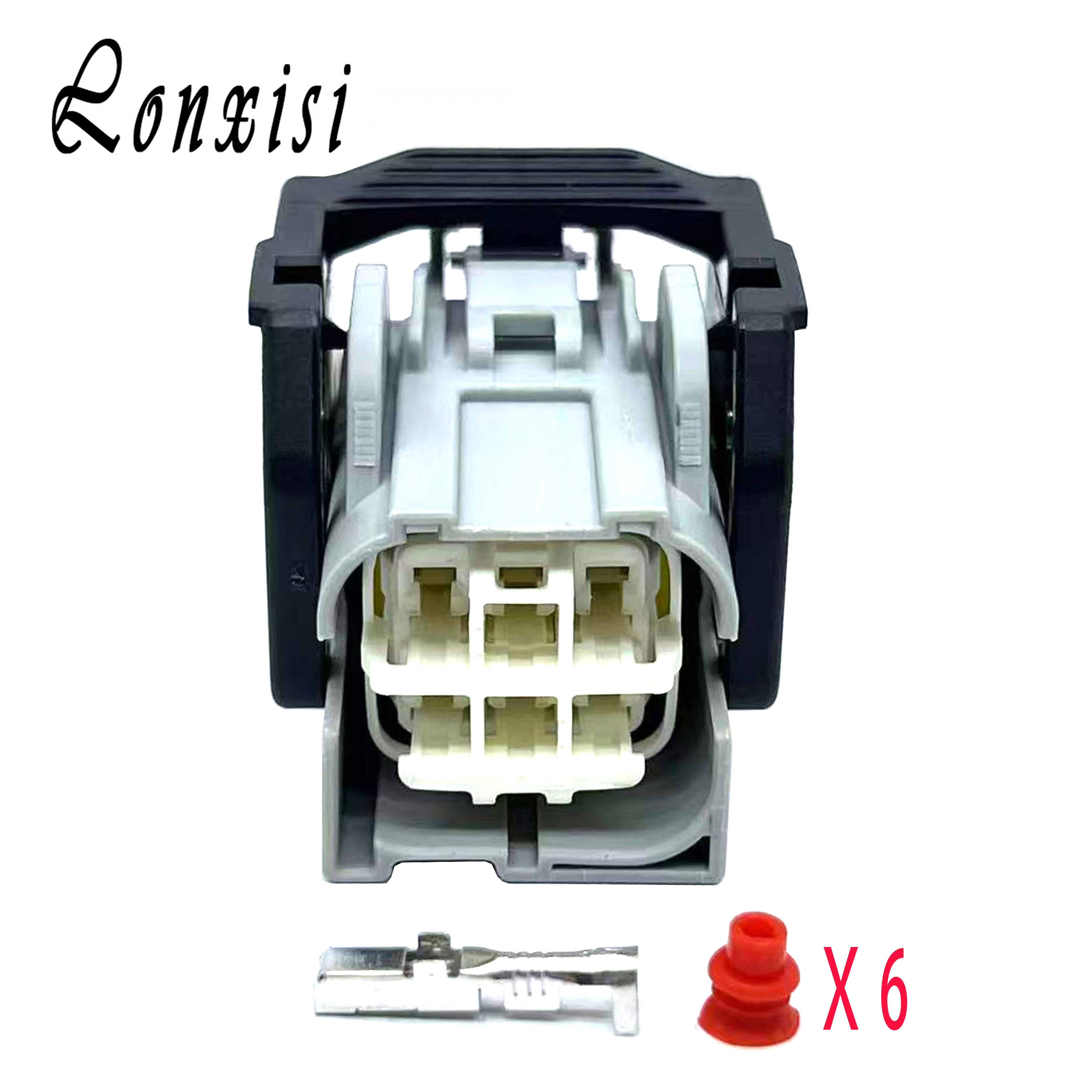 1/5/10/20/50 Sets 6 Pin 90980-12656 Car Denso Smart Injector Plug 23670-11030 Common Rail Injector Signal Connector For Toyota