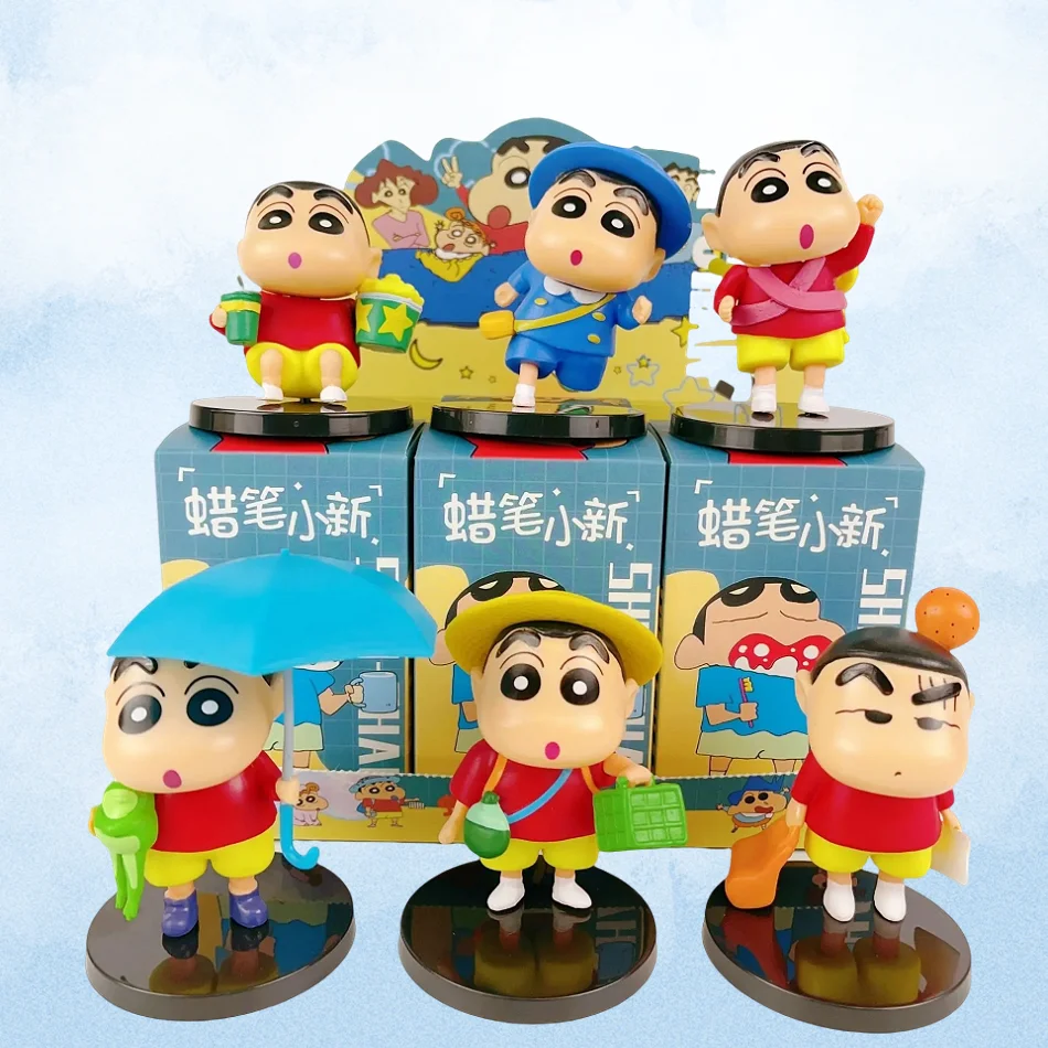 

Anime Crayon Shin-chan Blind Box Daily Life Series Blind Bag Doll Toy Collection Model Figure Toy