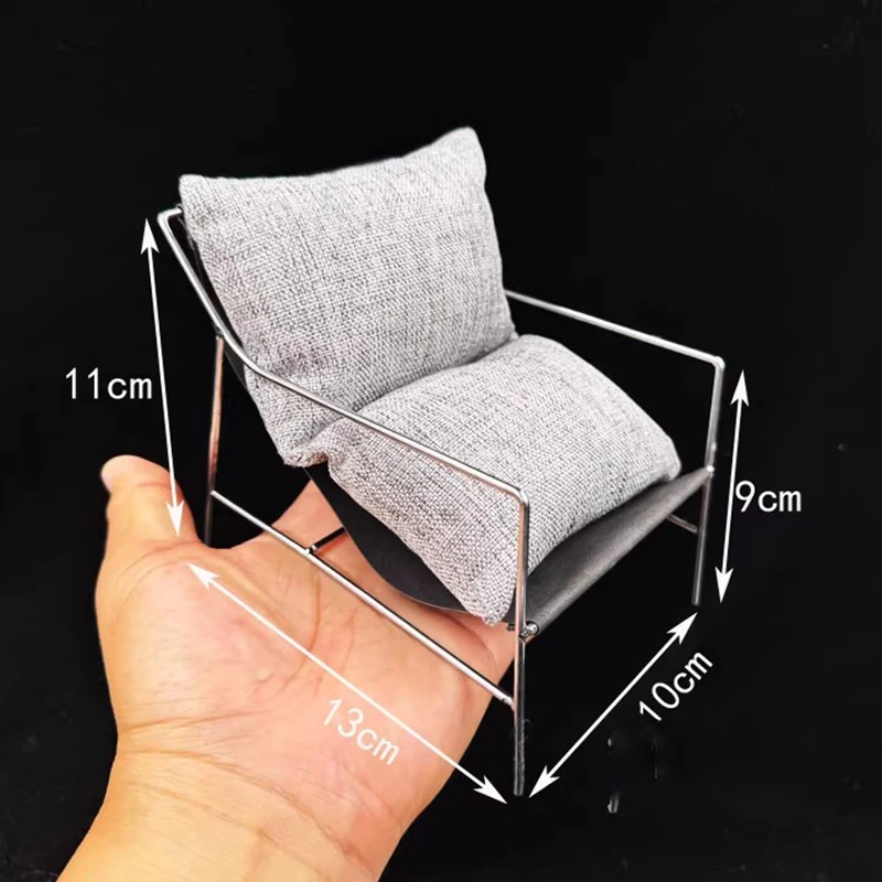 

1/6 Scale Modern Fashion Simple Fabric Sofa Chair Model for 12''Figures Bodies DIY Accessories