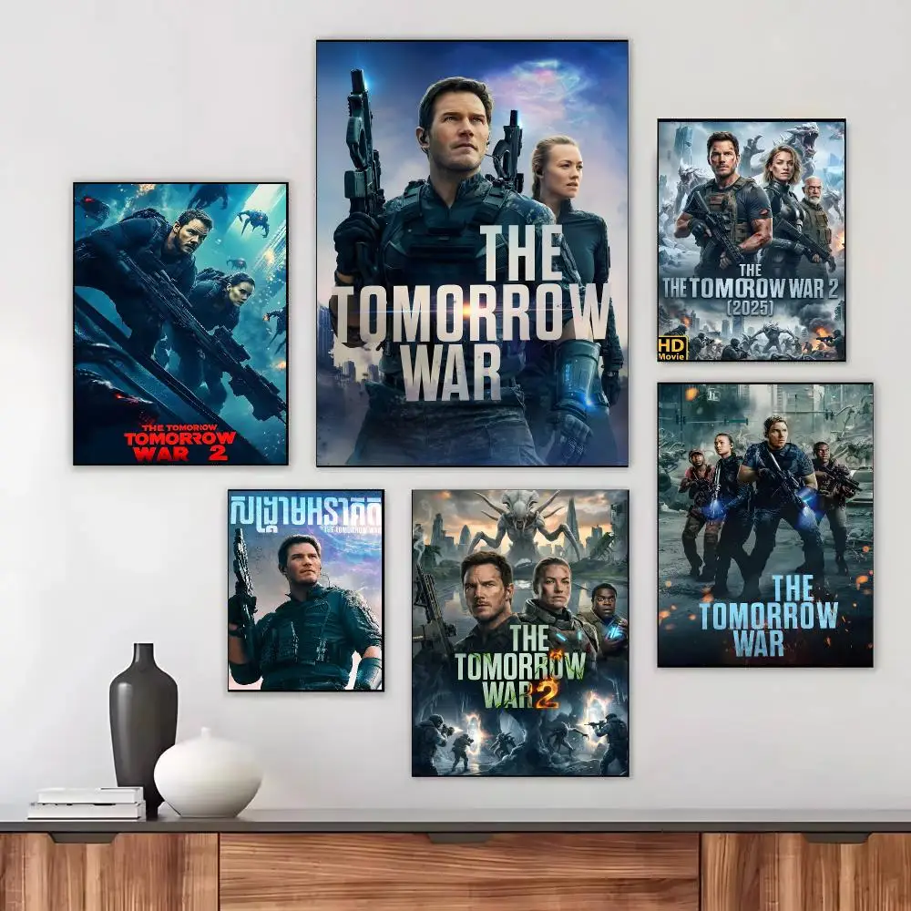The Tomorrow War Movie Poster Moisture-proof Self-adhesive Decor Living Room Bedroom Party