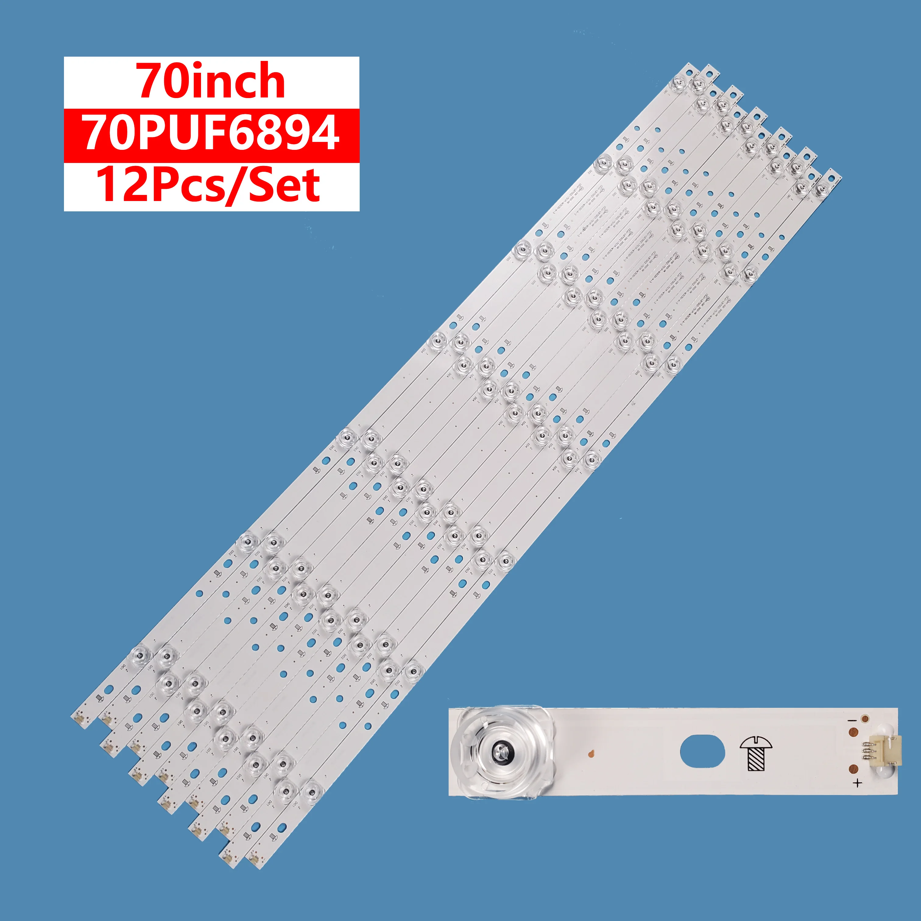 

NEW LED backlight for CEJJ-LB700Z-7S1P-M3030-A-3 Phil ips 70PUD6774/44 70PUF6894/T3 70PUG6774/78 70PUF6894 70PUG6774 AOC 70U2