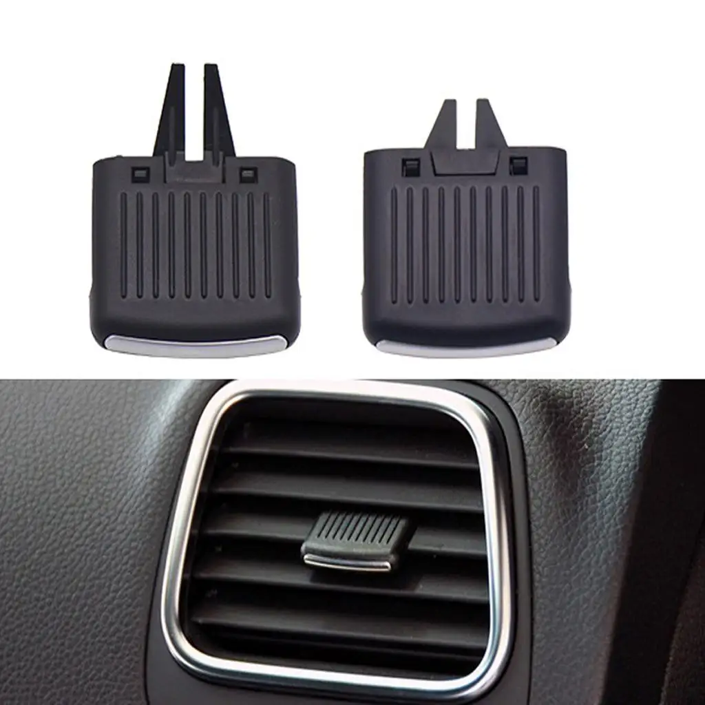 AC Vent Outlet Tab Clip ABS Plastic Replacement Car Dash Louvre Slice Easy Install for Auto Front Center Dash