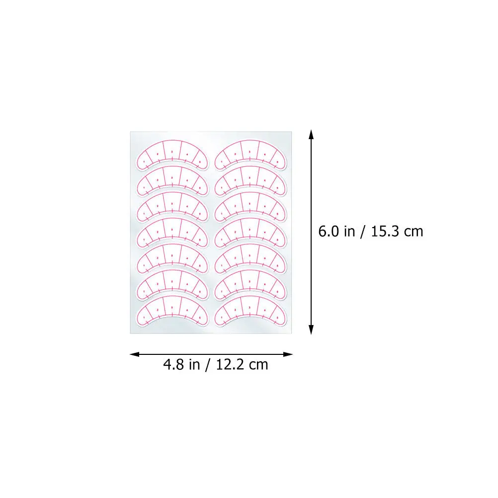 Eyelash Extension Positioning Pads – 30 Sheets Eco-Friendly Adhesive Isolation Stickers for Lash Styling
