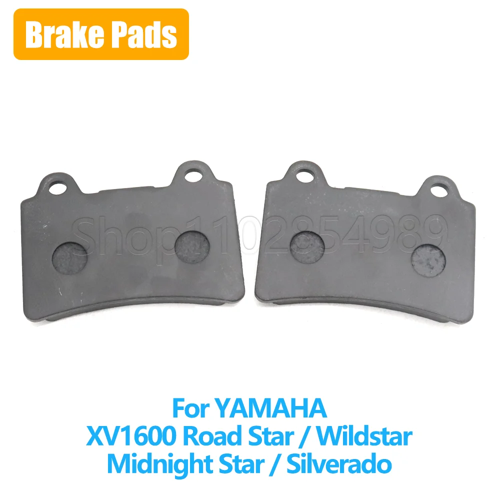 Motorcycle Accessories Fit For Yamaha XV1600 XV-1600 AL ALE AS Road Star Wildstar Midnight Silverado 1999-2007 Rear Brake Pads