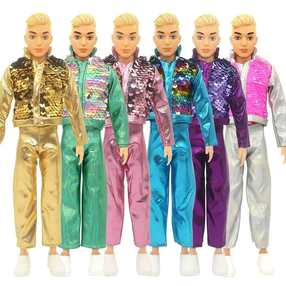 High Quality 2024 Male Doll Clothing 6 Colors Fashion Handmade Clothes Set Casual Wear Sportswear 30CM Doll