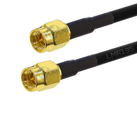 LMR195 RF Coaxial Cable 50ohm SMA Male to Male LMR-195 50-3 50ohm For 4G LTE Ham ADS-B Walkie Talkies  50ohm 50CM 15/20/25/30m