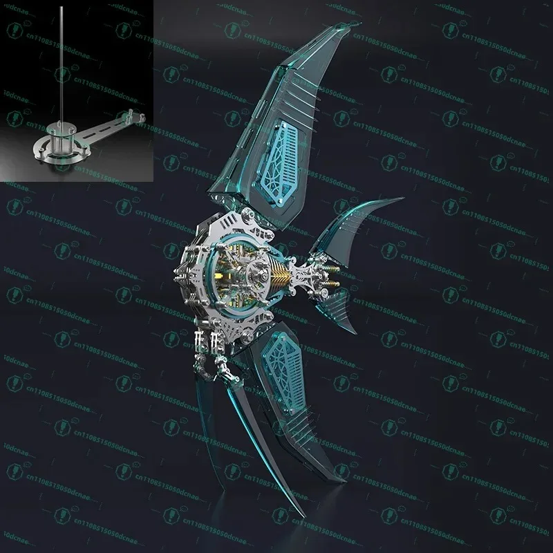 

Механический винтовой конструктор «Рыба-ангел» из нержавеющей стали и пластика, модель-головоломка для снятия стресса, персонализированный подарок-игрушка