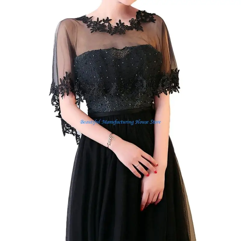 

E56A Элегантная негабаритная обрезка свадебная упаковка тонкая вентилируемая занавеска для весенних супругов и гостей