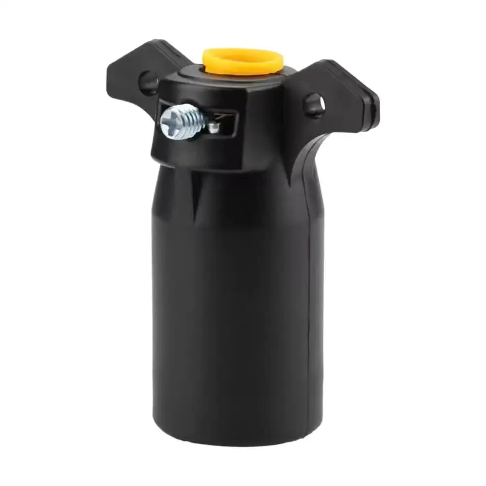 

7-контактный разъем для прицепа, сверхпрочный, из черного пластика, с латунными клеммами, Plug and Play, для полуприцепов и коммерческого транспорта, надежная фиксация