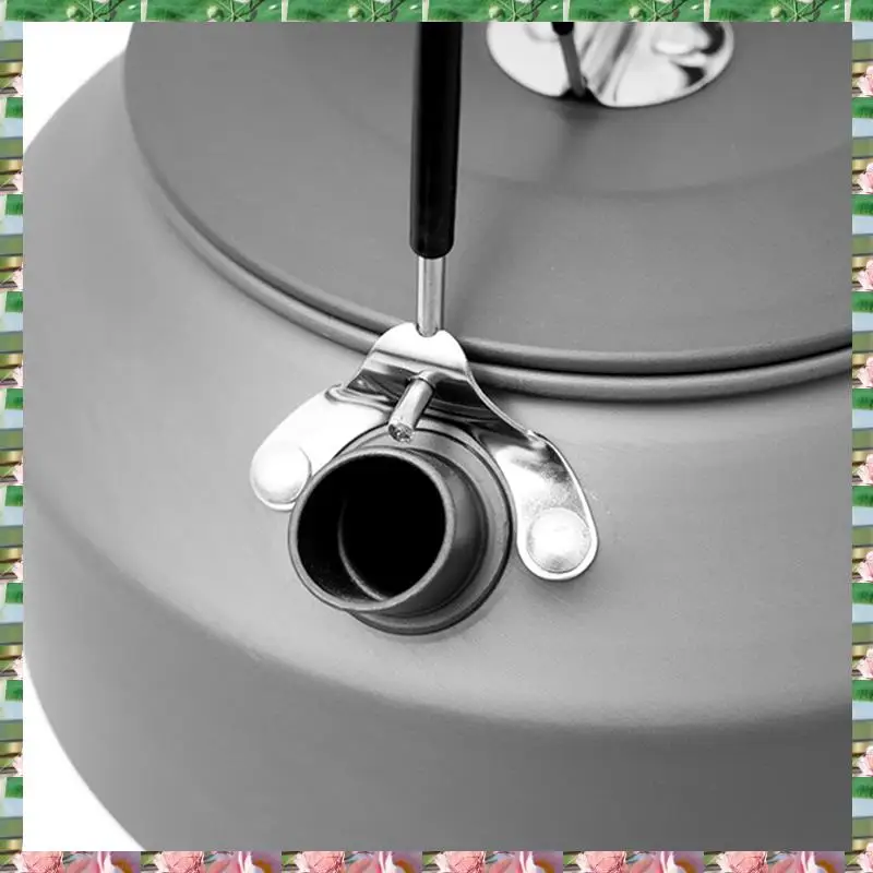 

1.35L Portable Aluminum Alloy Kettle Teapot Coffee Maker Outdoor Hiking Travel Camping Equipment Durable Easy To Use , A