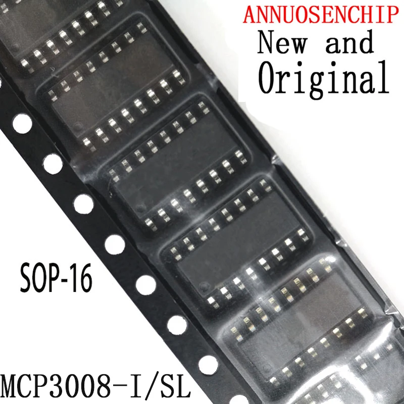 2PCS New And Original SOP-16 MCP3008ISL SOP MCP3008 SOP16 MCP3008-I/SL