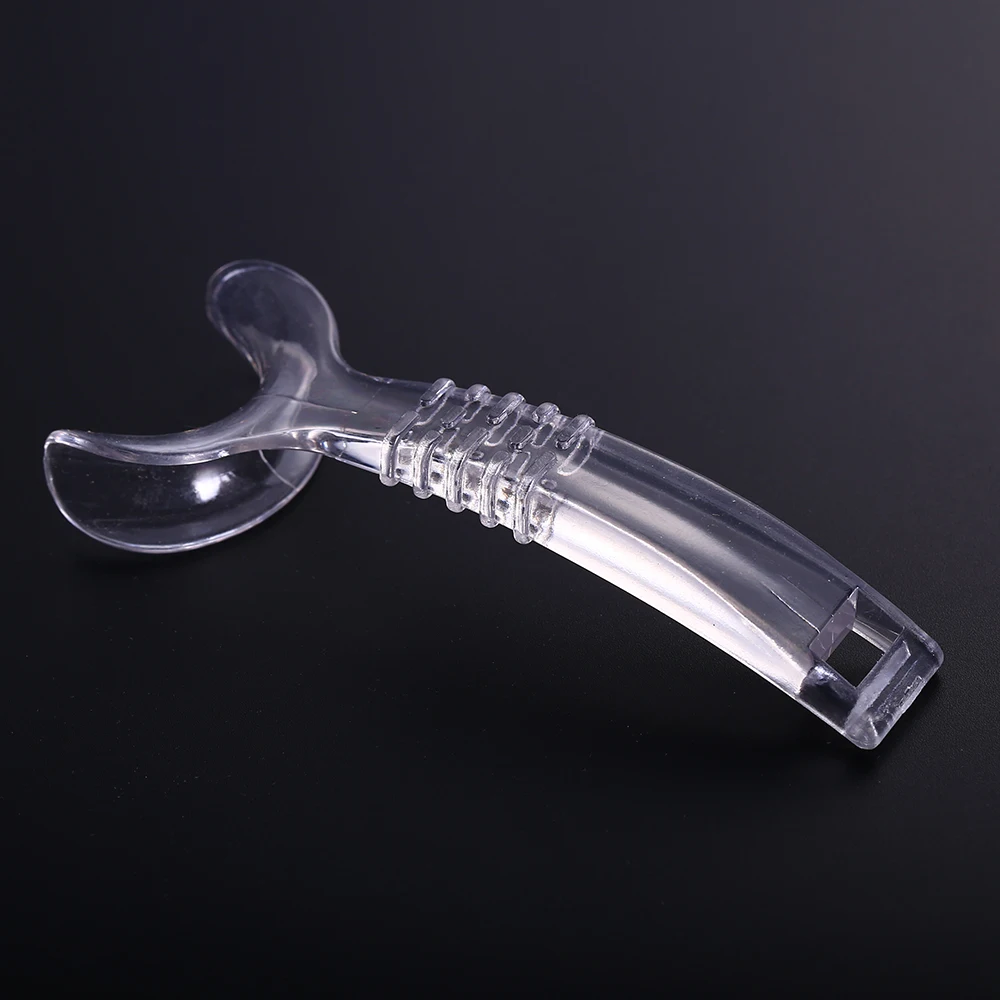 2pcs Dental Lip Pressure Retractor T-Shape Intraoral Cheek Plastic Orthodontic Teeth Mouth Opener for Photography Autoclavable