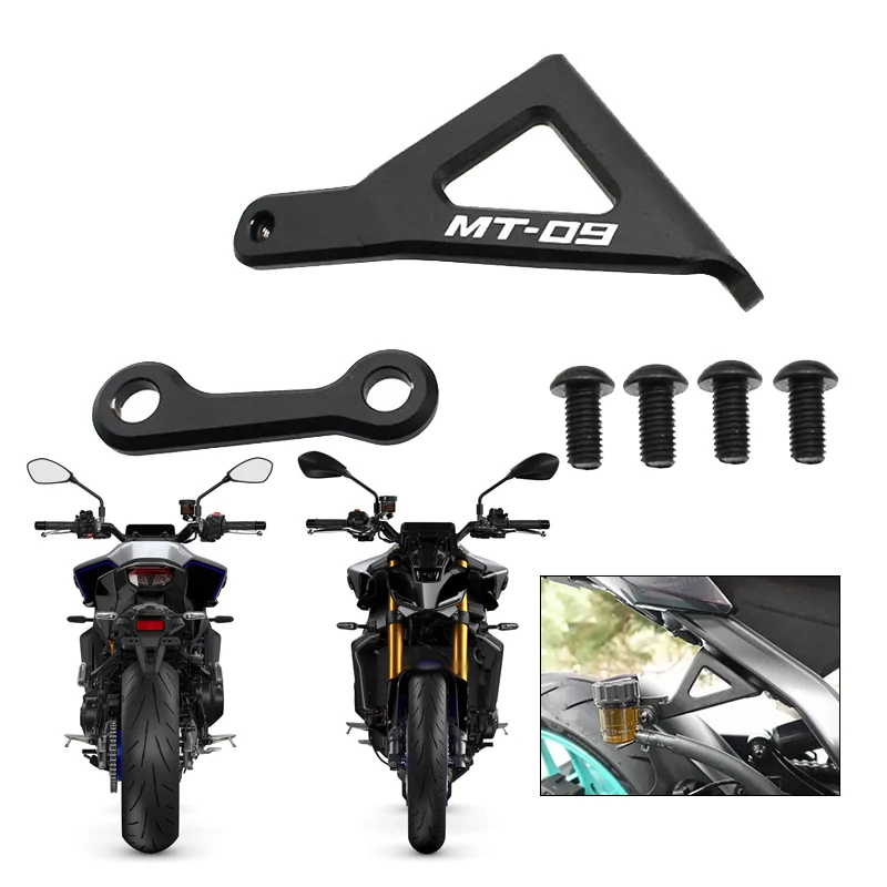 

Rear Foot Pegs Footrest Blanking Plate For YAMAHA MT-09 MT09 2024 2025 Motorcycle Pedal Racing Hook MT 09