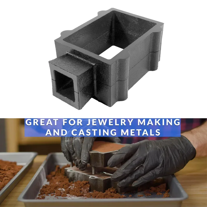 Bac à Sable Moulage Pot Fusion Alliage Aluminium - Outil Bijouterie Et Moulage