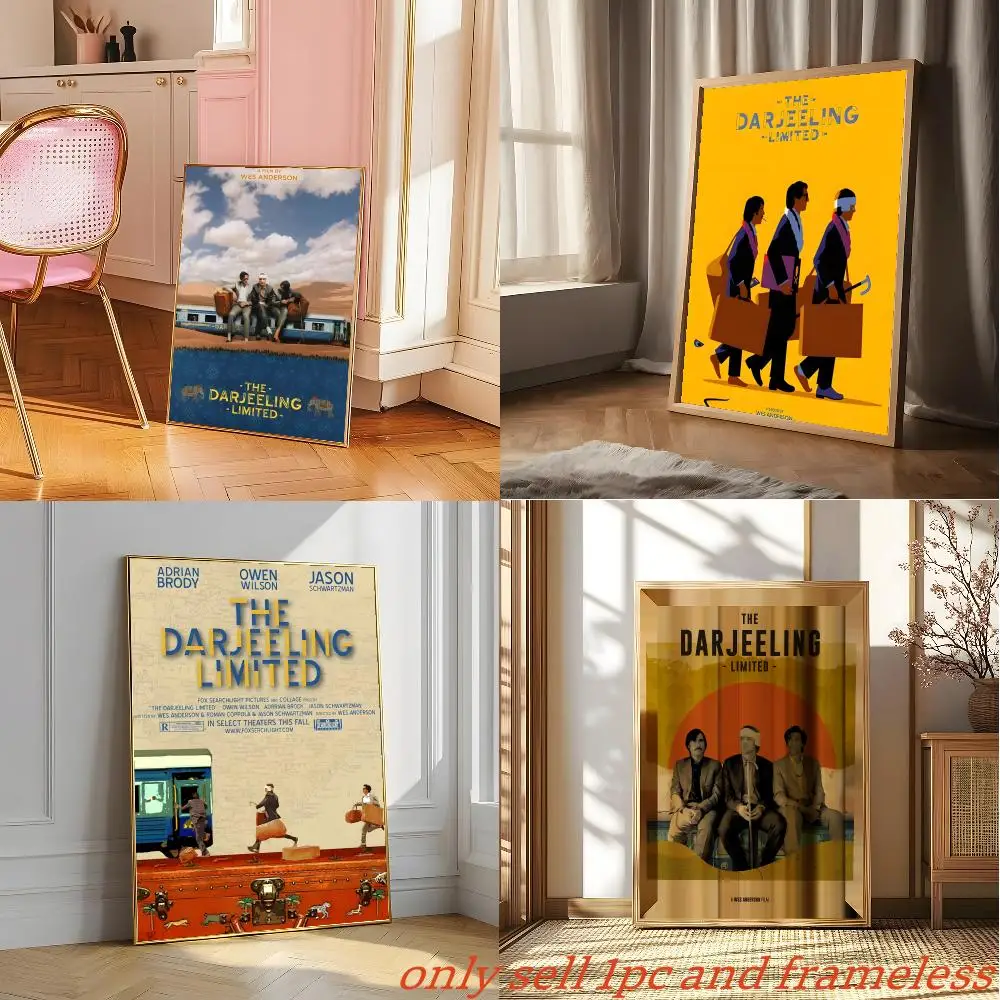 Road movie T-The Darjeeling Limited Poster Modern and Elegant Wall Stickers for Home Decor Living Room Dormitory Wall Art
